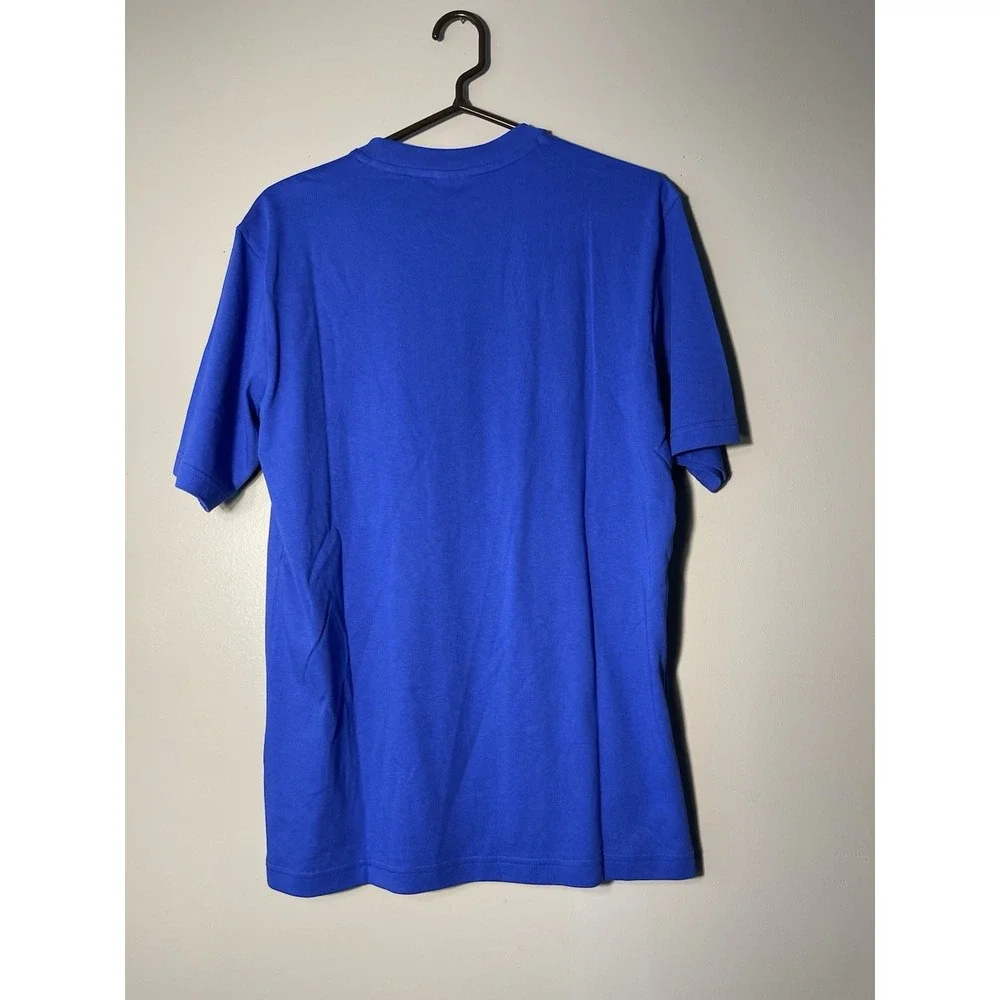 Adidas Italy Soccer Team Men's DNA Graphic T-shirt Blue Size M New